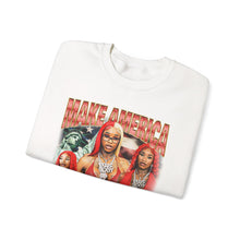 Load image into Gallery viewer, Sexy Red Crewneck, Make America Sexyy Again, Vintage Crewneck, Vintage Bootleg, Funny Usa Crewneck, Y2k Tee