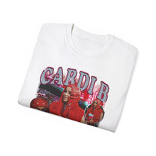 Load image into Gallery viewer, Cardi B T Shirt, Vintage T-Shirt, Rapper Homage Graphic Unisex T-Shirt, Cardi B Retro 90's Fans Gift for Rapper Fan Tee, Vintage Bootleg