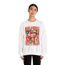 Load image into Gallery viewer, Sexy Red Crewneck, Make America Sexyy Again, Vintage Crewneck, Vintage Bootleg, Funny Usa Crewneck, Y2k Tee