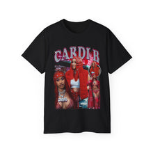 Load image into Gallery viewer, Cardi B T Shirt, Vintage T-Shirt, Rapper Homage Graphic Unisex T-Shirt, Cardi B Retro 90's Fans Gift for Rapper Fan Tee, Vintage Bootleg