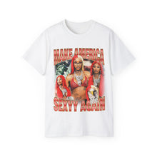 Load image into Gallery viewer, Sexy Red T-shirt, Make America Sexyy Again, Vintage T-Shirt, t, Vintage Bootleg, Funny Usa T shirt, Y2k Tee