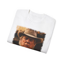 Load image into Gallery viewer, Trump Cowboy T-Shirt, President Trump 2024, Trump Guilty Shirt, Never Surrender, Donald Trump T- Shirt Unisex Adult Top Gift Vintage Cowboy