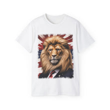 Load image into Gallery viewer, Trump Lion T-Shirt, President 2024, Trump Guilty Shirt, Never Surrender, Lion President Donald Trump T- Shirt Unisex Adult Top Gift Vintage