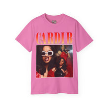 Load image into Gallery viewer, Cardi B T Shirt, Cardi B Tour Fan Shirt, 90s Retro Vintage Rap Hip Hop Unisex T-Shirt Bootleg Retro Hip Hop Gift for Her Him,