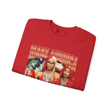 Load image into Gallery viewer, Sexy Red Crewneck, Make America Sexyy Again, Vintage Crewneck, Vintage Bootleg, Funny Usa Crewneck, Y2k Tee

