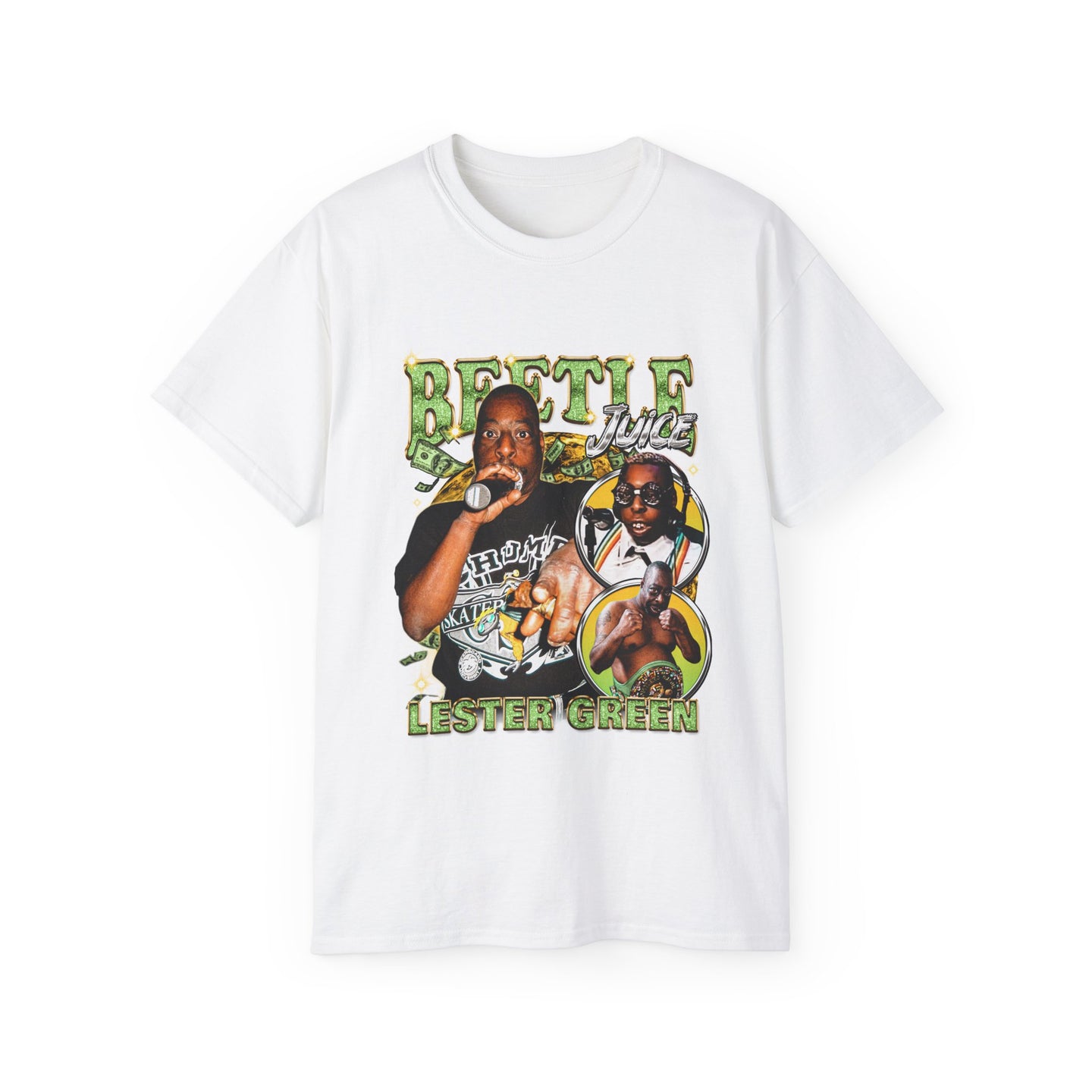 Beetlejuice Lester Green T Shirt, Funny Classic 90s Graphic Tee, Unisex, Valentines Gift For Her Him Vintage Bootleg, Y2k 90s Fans