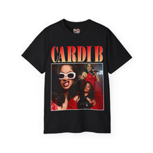 Load image into Gallery viewer, Cardi B T Shirt, Cardi B Tour Fan Shirt, 90s Retro Vintage Rap Hip Hop Unisex T-Shirt Bootleg Retro Hip Hop Gift for Her Him,
