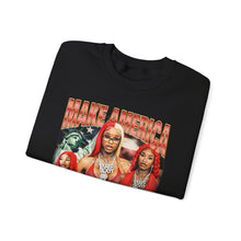 Load image into Gallery viewer, Sexy Red Crewneck, Make America Sexyy Again, Vintage Crewneck, Vintage Bootleg, Funny Usa Crewneck, Y2k Tee
