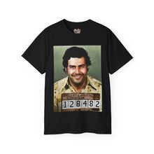 Load image into Gallery viewer, Escobar Mugshot Retro Pablo Escobar Bootleg Vintage Colombia Medellin Y2K Tee, Plata o Plomo Gift for Her Him T-shirt
