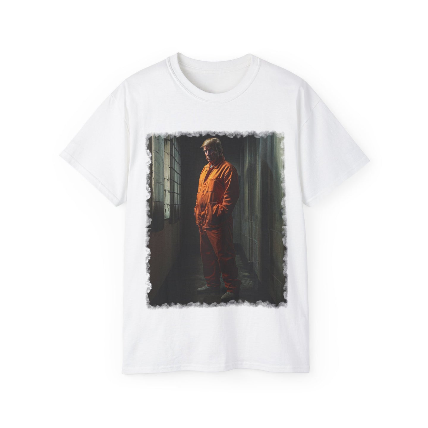 Trump Jail T-Shirt, President Trump 2024, Trump Guilty Shirt, Never Surrender, Donald Trump T- Shirt Unisex Adult Top Gift Vintage Jailhouse